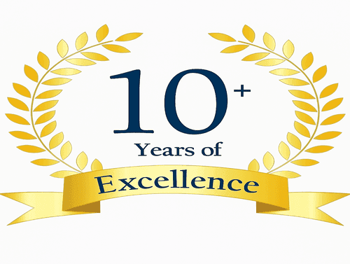10+ Years of Excellence
